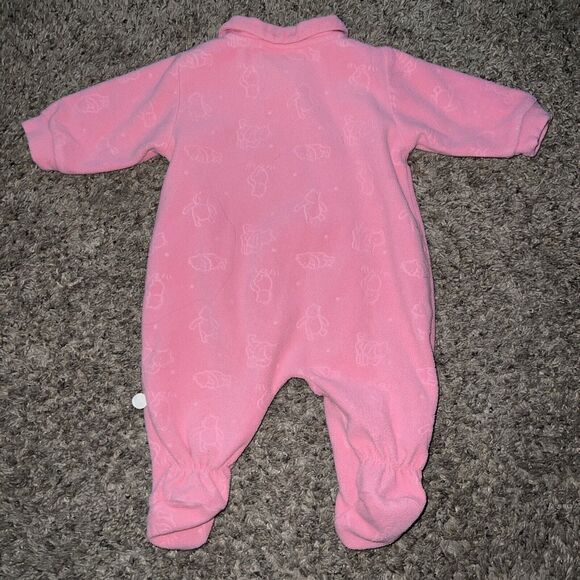 Pink Classic Winnie The Pooh Pink Girls Outfit Size 3 Months - Picture 4 of 5
